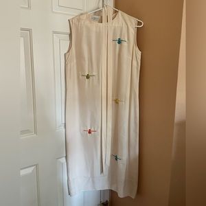 Vintage Made in British Crown Colony of Hong Kong Dress Size 16